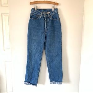 Vintage Levi’s 23” High Rise, Straight Leg Denim